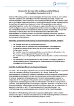 Fachempfehlung für die Erste-Hilfe-Ausbildung und Fortbildung bei Freiwilligen Feuerwehren in M-V